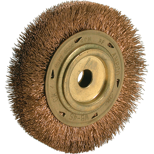 Power Tool Crimped Wire Wheel Brush, 6" Dia., 5/8" Arbor Seagulf Marine Industries Inc.
