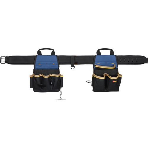 20 Pocket Tool Belt Combo, Polyester, Black Seagulf Marine Industries Inc.