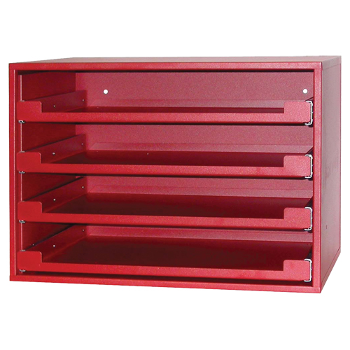R&acirc;telier avec compartiments, 15" P x 21" la x 15" h, Rouge Seagulf Marine Industries Inc.