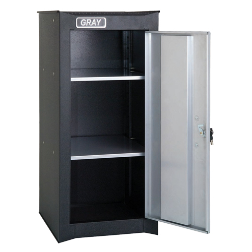 Side Rider Cabinet, 2 Drawers, 14-3/4" W x 18" D x 33-3/4" H, Black Seagulf Marine Industries Inc.