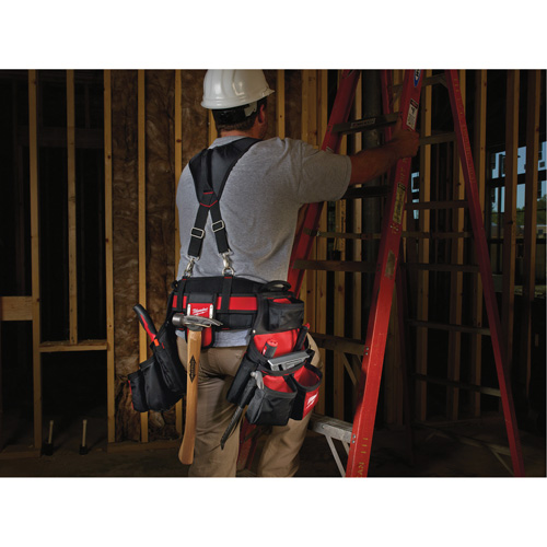 Contractor Work Belt With  Suspension Rig, Nylon, Black Seagulf Marine Industries Inc.