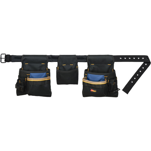 Deluxe Tool Belt Combo, Polyester, Black Seagulf Marine Industries Inc.