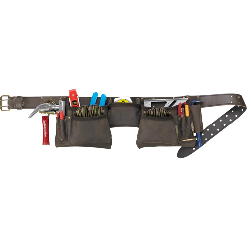 Constructor's Tool Belt, Leather, Tan Seagulf Marine Industries Inc.