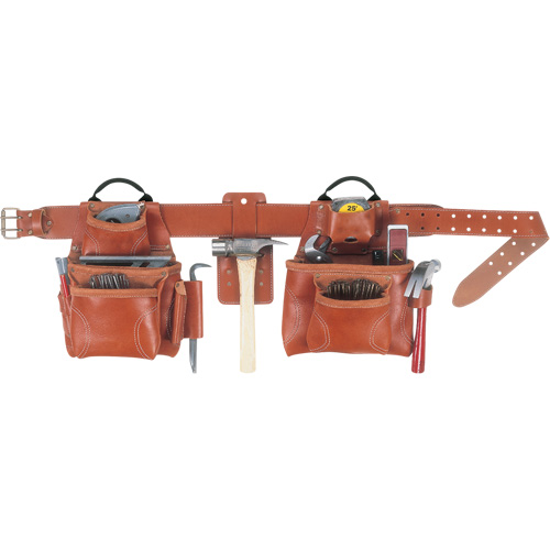 Deluxe Tool Belt Combo, Leather, Tan Seagulf Marine Industries Inc.