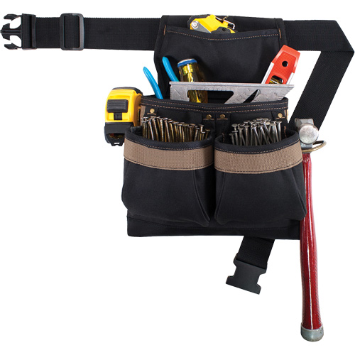 Petite ceinture &agrave; outils de luxe, Polyester, Noir Seagulf Marine Industries Inc.