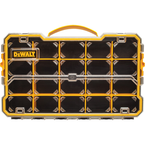 Compartment Pro Organizer, 11" W x 17-5/8" D x 2-7/8" H, Black/Yellow Seagulf Marine Industries Inc.