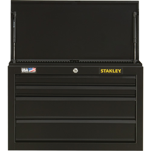 100 Series Tool Chest, 26" W, 4 Drawers, Black Seagulf Marine Industries Inc.