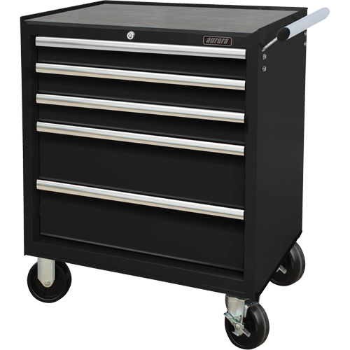 Chariot &agrave; outils industriel, 5 tiroirs, 27" la x 18-3/4" p x 31-1/2" h, Noir Seagulf Marine Industries Inc.