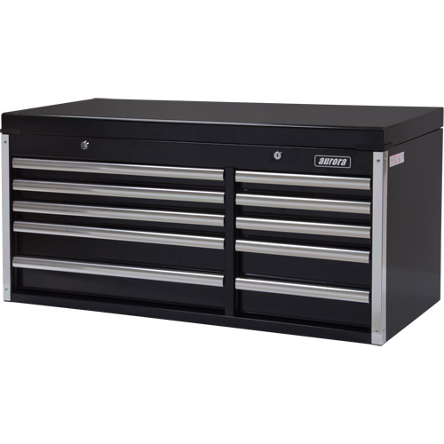 Coffre &agrave; outils industriel, 41" la, 10 tiroirs, Noir Seagulf Marine Industries Inc.