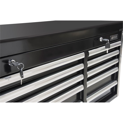 Coffre &agrave; outils industriel, 41" la, 10 tiroirs, Noir Seagulf Marine Industries Inc.