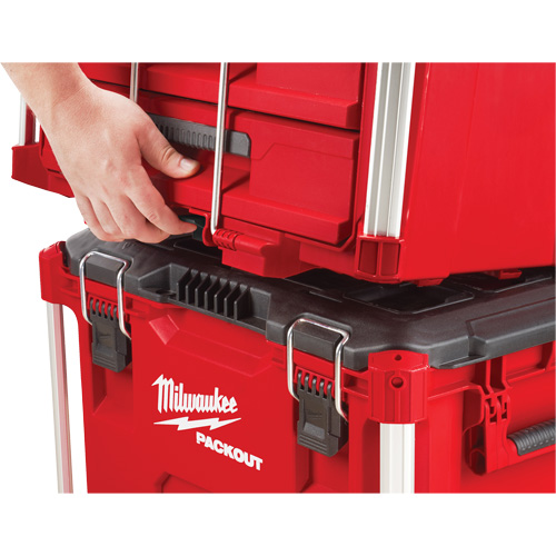 Boîte &agrave; outils avec 3 tiroirs Packout, 16-1/3" x 14-1/3" x 22-1/5", Noir/Rouge Seagulf Marine Industries Inc.
