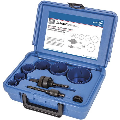 Coffret de scies-cloches haut de gamme pour &eacute;lectriciens, 8 morcea Seagulf Marine Industries Inc.