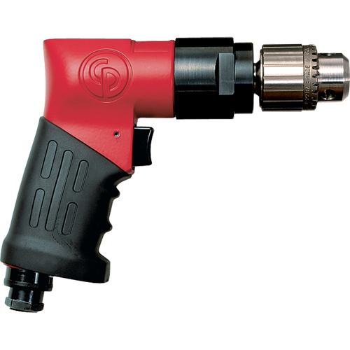Non-Reversible Drills, 21 CFM, 1/4" NPTF, 89 dBA, 3/8" Chuck, Keyed Seagulf Marine Industries Inc.