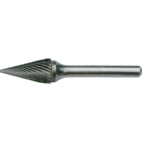 Fraises au carbure solide - Forme conique pointue CLEVELAND, , 1/8" dia., 1/8" Tige, 7/16" Prof. de la coupe Seagulf Marine Industries Inc.