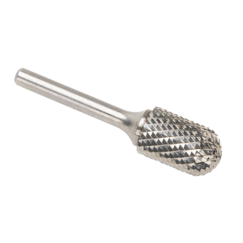 CLEVELAND Solid Carbide Burrs - Cylinder Shape with Ball Nose, SC-6, 3/5" Dia., 25.4 mm Depth of Cut Seagulf Marine Industries Inc.
