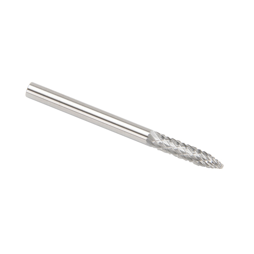 Fraises au carbure solide - Arboriforme avec extr&eacute;mit&eacute; en pointe CLEVELAND, SG-44, 3 mm dia., 1/8" Tige Seagulf Marine Industries Inc.