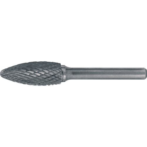 CLEVELAND Solid Carbide Burrs - Flame Shaped, 5/16" Dia., 1/4" Shank Seagulf Marine Industries Inc.