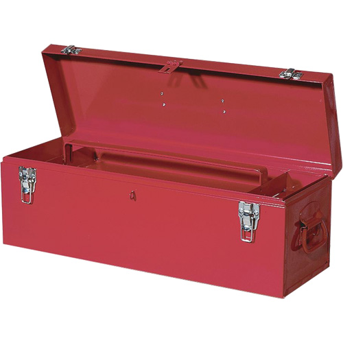 TB26 Boîte en acier pour outils manuels, 8-3/4" P x 26" la x 9-3/8" h, Rouge Seagulf Marine Industries Inc.
