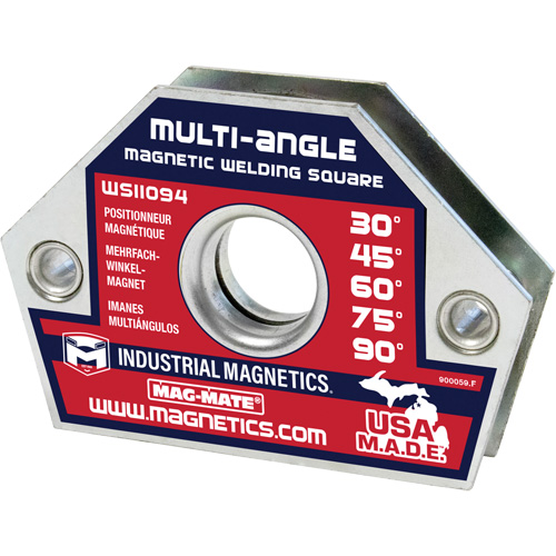 Magnetic Welding Squares, 4-3/8" L x 3/4" W x 3" H, 55 lbs. Seagulf Marine Industries Inc.