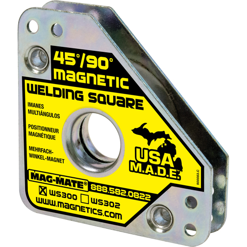 &eacute;querres de soudage magn&eacute;tiques, 3-3/4" lo x 3/4" la x 3-3/4" h, 60 lb Seagulf Marine Industries Inc.