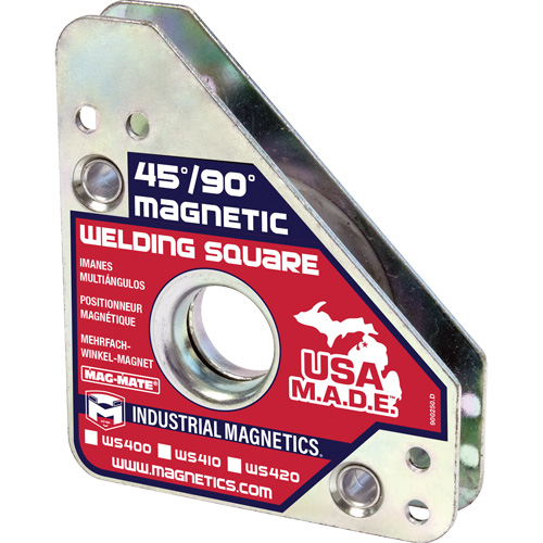 Magnetic Welding Squares, 3-3/4" L x 3/4" W x 4-3/8" H, 75 lbs. Seagulf Marine Industries Inc.
