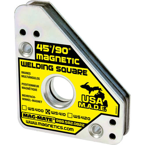 Magnetic Welding Squares, 3-3/4" L x 3/4" W x 4-3/8" H, 75 lbs. Seagulf Marine Industries Inc.