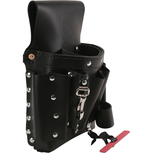 Extra-Capacity Tool Pouches, Multiple Tool Holder, Leather, 8 Pockets Seagulf Marine Industries Inc.