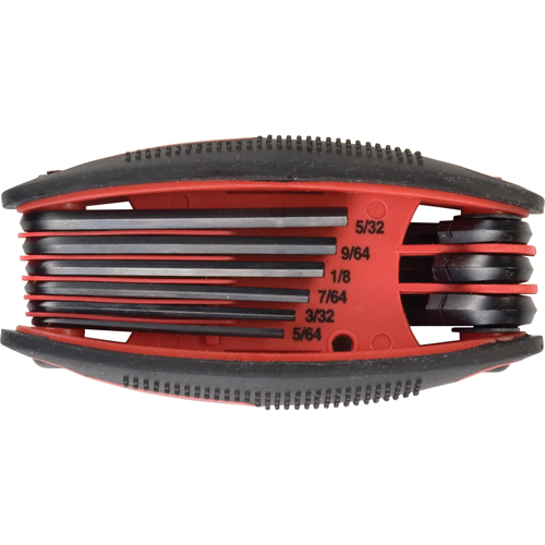 Folding Hex Key Set, 9 Pcs., Imperial Seagulf Marine Industries Inc.