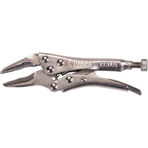 Locking Pliers with Wire Cutter, 4" Length, Long Nose Seagulf Marine Industries Inc.