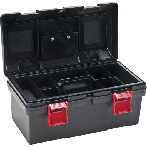 Heavy-Duty Tool Box, 17-1/2" W x 9-1/2" D x 8" H, Black Seagulf Marine Industries Inc.