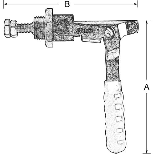 Serre-flan droit, Force de serrage de 300 lb Seagulf Marine Industries Inc.