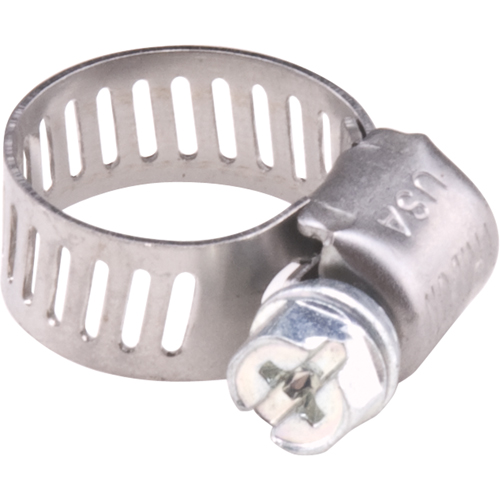 Colliers de serrage pour tuyaux - Collier de serrage en acier inoxydable & vis zingu&eacute;e, Dia. min 0.563, Dia. max 1-1/4" Seagulf Marine Industries Inc.