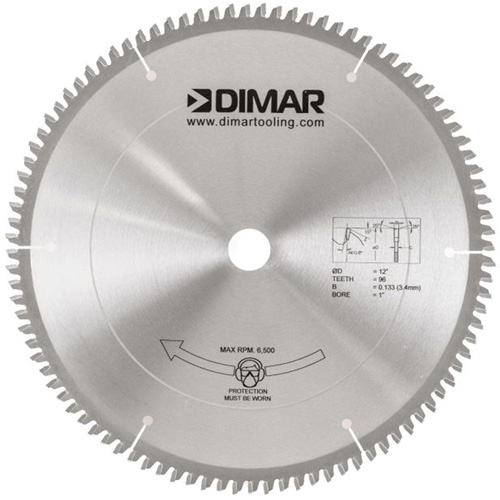 Lame de scie pour coupe de m&eacute;lamine, 12", 96 dents, Pour Bois Seagulf Marine Industries Inc.