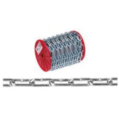 Chaîne droite, Acier &agrave; faible teneur en carbone, 2/0 x 120' (36,6 m) l, Charge d'utilisation 520 lb (0,26 tonne) Seagulf Marine Industries Inc.