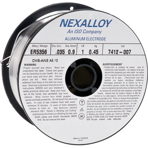 5356 Welding Wire, Aluminum, 0.030" Diameter Seagulf Marine Industries Inc.