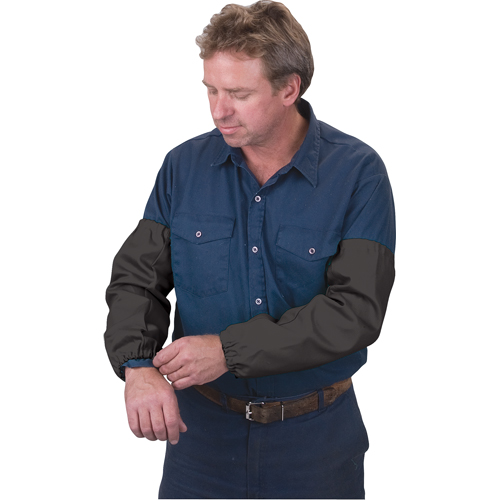 Manches ignifug&eacute;es, 23" lo, Noir Seagulf Marine Industries Inc.