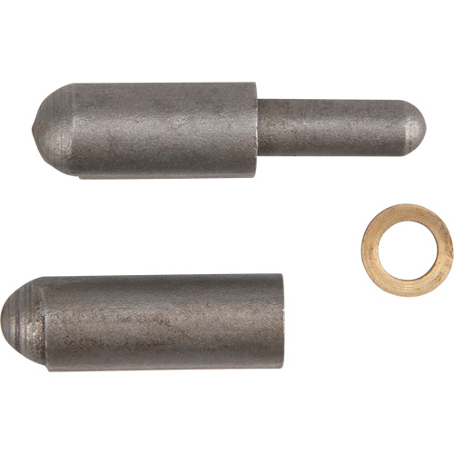 Weld-On Hinge, 0.315" Dia. x 1.575" L, Mild Steel w/Fixed Steel Pin Seagulf Marine Industries Inc.