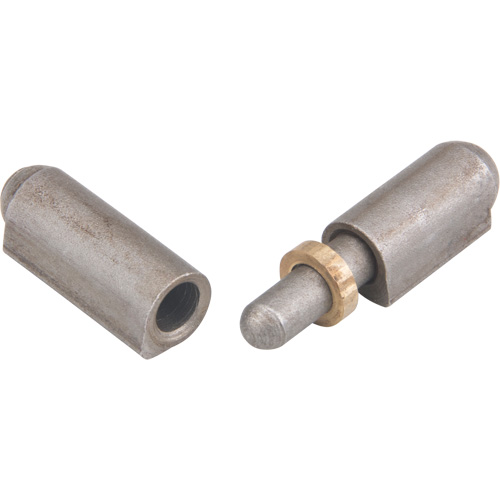 Weld-On Hinge, 0.315" Dia. x 1.575" L, Mild Steel w/Fixed Steel Pin Seagulf Marine Industries Inc.