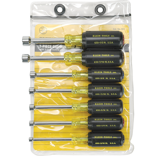 Cushion-Grip Nut Driver Set with 3" Shafts, 7, Non Magnetic, Imperial Seagulf Marine Industries Inc.