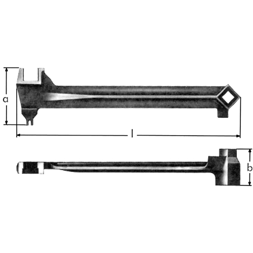 l&eacute;s &agrave; bonde, 2-1/2", Longueur de 15-1/15" Seagulf Marine Industries Inc.