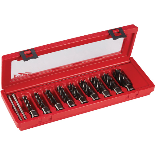 Annular Cutter Drill Bit Set, 9 Pieces, High Speed Steel Seagulf Marine Industries Inc.