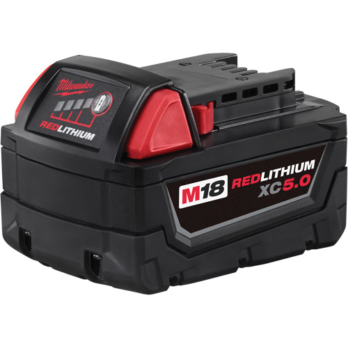 Bloc-piles &agrave; capacit&eacute; &eacute;tendue M18 Redlithium XC5.0 , Lithium-ion, 18 V, 5 A Seagulf Marine Industries Inc.
