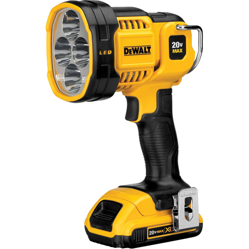 Max Cordless Jobsite Spotlight, LED, 1000 Lumens, Rechargeable Batteries Seagulf Marine Industries Inc.