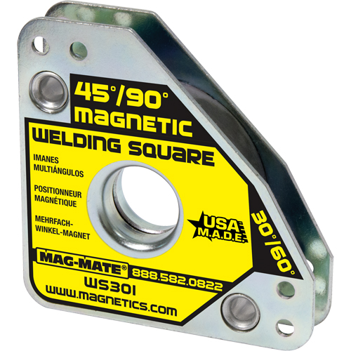 Magnetic Welding Squares, 7-5/8" L x 3/4" W x 3-3/4" H, 60 lbs. Seagulf Marine Industries Inc.