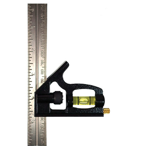 &eacute;querre combin&eacute;e Johnson 406EM, 6'' x 1'' lo, 1/32" Graduations, Acier, Ordinaire Seagulf Marine Industries Inc.