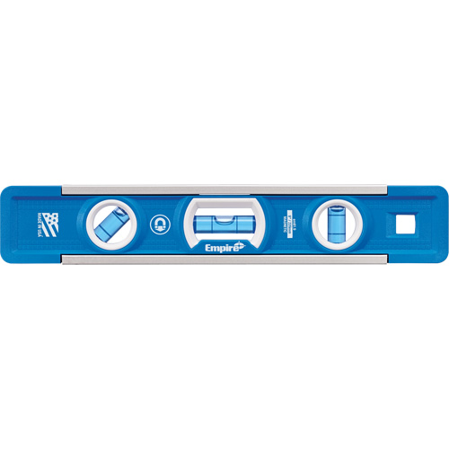 True Blue&reg; Torpedo Level, 9" L, Aluminum, 3 Vials, Magnetic Seagulf Marine Industries Inc.