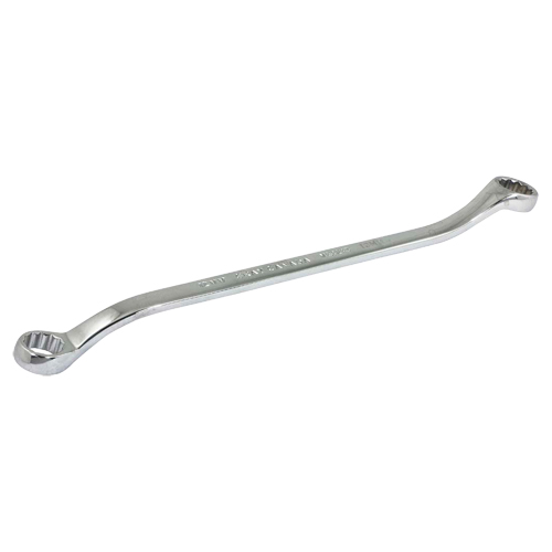 Box End Wrench, 12 Point, 12 mm x 13 mm, 15° Offset, Chrome Finish Seagulf Marine Industries Inc.