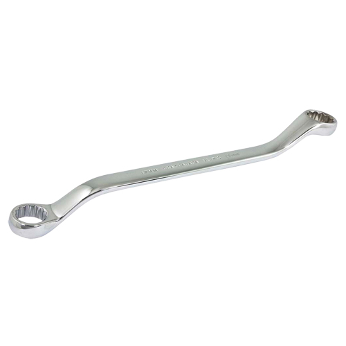 Box End Wrench, 12 Point, 17 mm x 19 mm, 15° Offset, Chrome Finish Seagulf Marine Industries Inc.