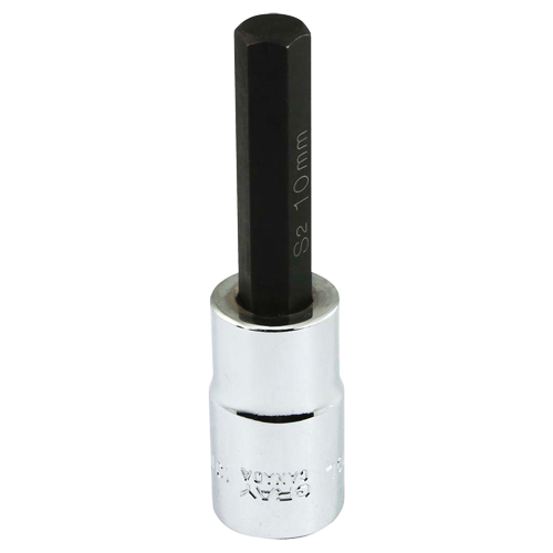 Bit Socket, Hex, 10 mm x 81 mm L, 1/2" Square Drive Drive Seagulf Marine Industries Inc.