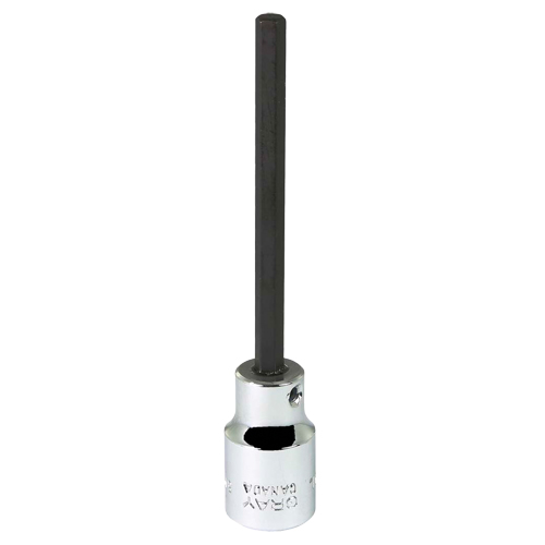 Bit Socket, 5 mm x 3-7/8" L, 3/8" Drive Seagulf Marine Industries Inc.